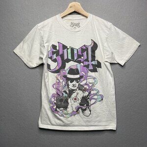 Ghost Smoke Trails Boyfriend Fit Girls T-Shirt M